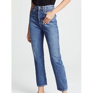 AGOLDE 
Pinch Waist High Rise Kick Jeans, Placebo, 24